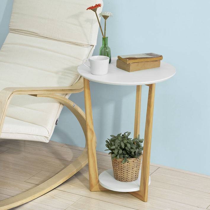 Sobuy SoBuy Beistelltisch Balkontisch Couchtisch Weiß FBT52-WN Begrenzte Freigabe