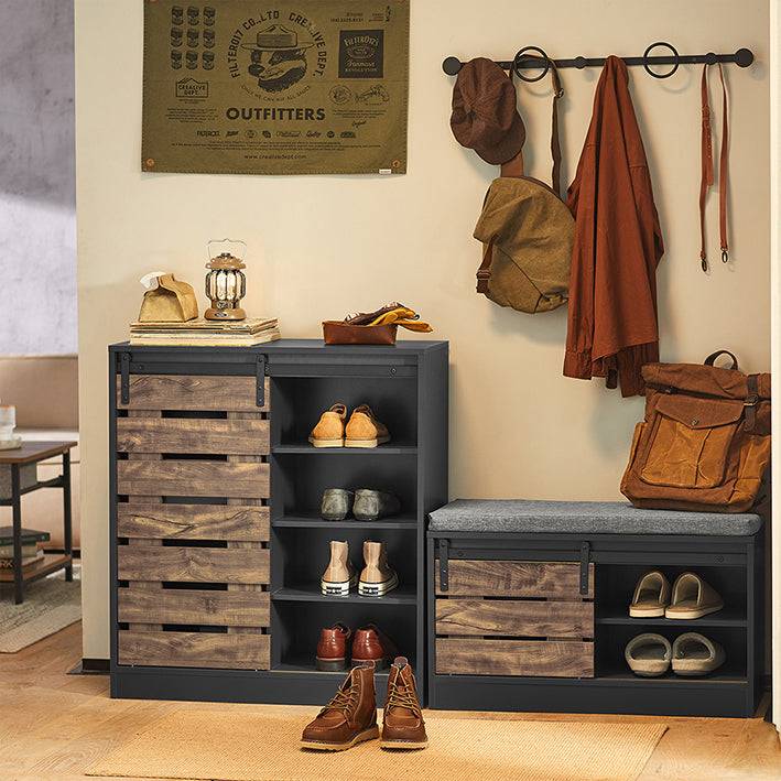 Sobuy SoBuy Sideboard Schiebetür Kommode Schuhschrank Flurschrank FSB65-HG Bis zu 50% Rabatt