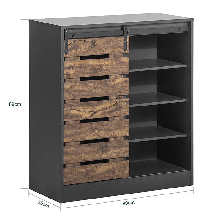 Sobuy SoBuy Sideboard Schiebetür Kommode Schuhschrank Flurschrank FSB65-HG Bis zu 50% Rabatt