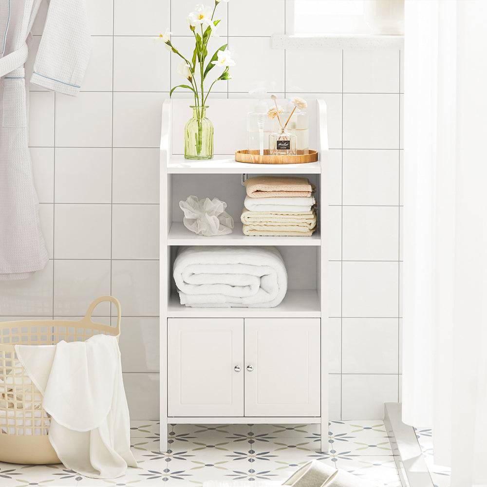 Sobuy SoBuy Badkommode Badzimmerschrank Flurschrank Weiß BZR56-W Großer Ausverkauf