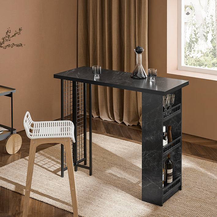 Sobuy SoBuy Bartisch Esstisch Küchentisch Balkontisch Schwarz FWT100-SCH Zeitlich begrenztes Angebot