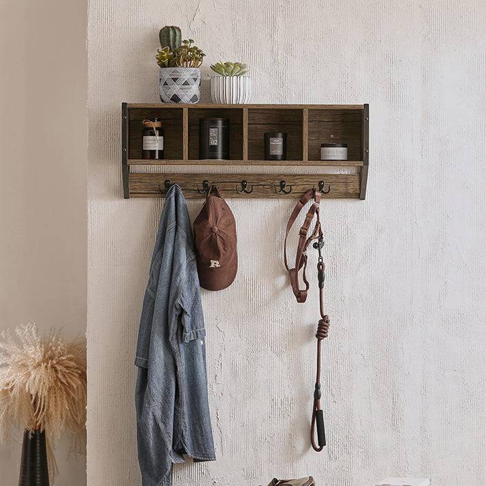 Sobuy SoBuy Wandgarderobe Hängeregal Flurgarderobe vintage FHK25-N Discount Store für neue Produkte