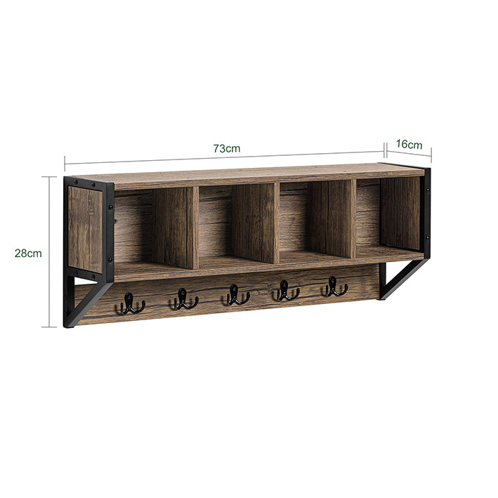 Sobuy SoBuy Wandgarderobe Hängeregal Flurgarderobe vintage FHK25-N Discount Store für neue Produkte