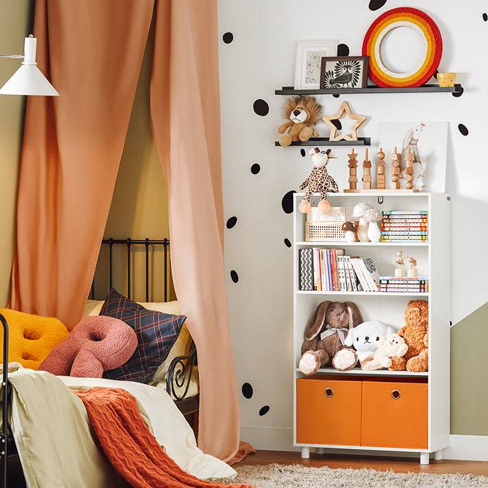 Sobuy SoBuy Kinderregal mit Boxen Spielzeugregal Bücherregal für Kinder KMB68-W Vatertagsangebot